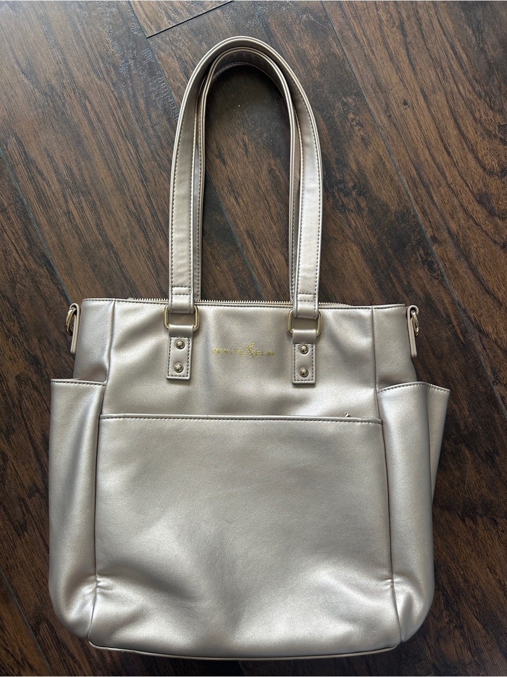 White Elm Metallic rose gold  Tote Handbag - Women's Shoulder Bag